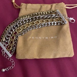 🎁 Gift Idea! Jenny Bird Two Tone Chain Bracelet